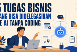 5 Tugas Bisnis yang Bisa Didelegasikan ke AI Tanpa Coding