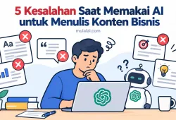 5 Kesalahan Saat Memakai AI untuk Menulis Konten Bisnis