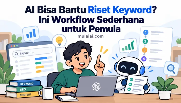 AI Bisa Bantu Riset Keyword? Ini Workflow Sederhana untuk Pemula