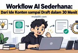 Workflow AI Sederhana: Dari Ide Konten sampai Draft dalam 30 Menit