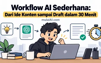 Workflow AI Sederhana: Dari Ide Konten sampai Draft dalam 30 Menit
